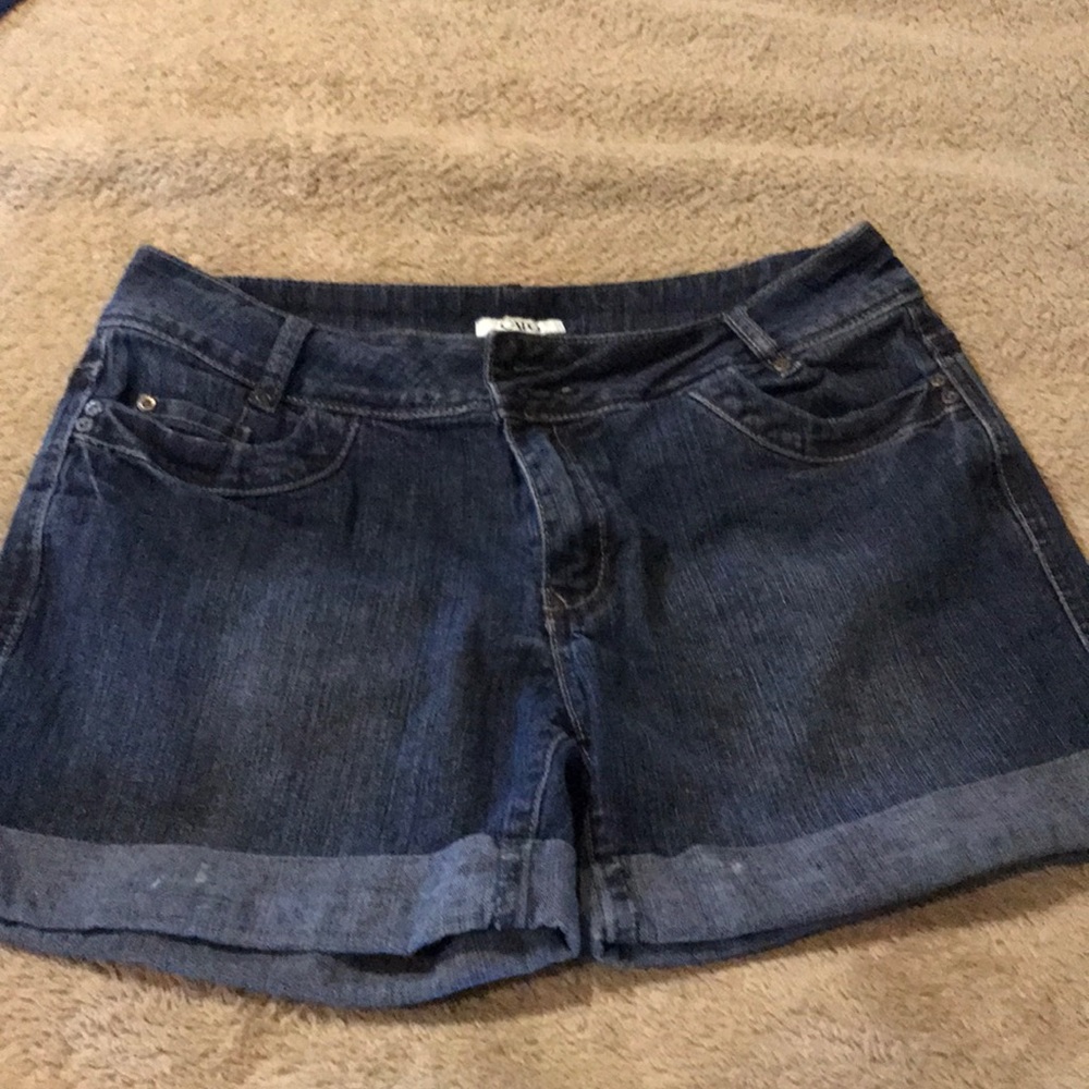 Denim shorts
